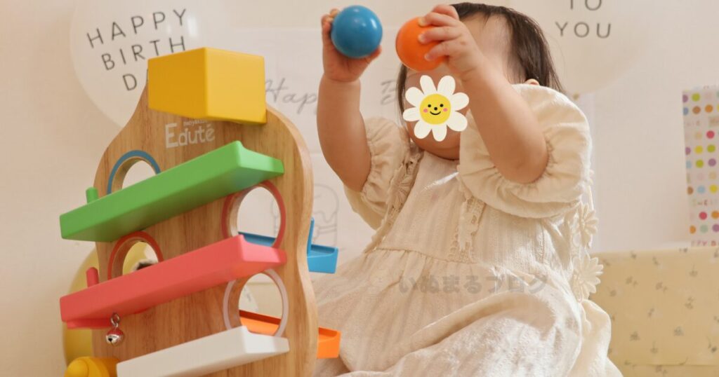 Edute(エデュテ)TREEスロープで遊んでいるところ