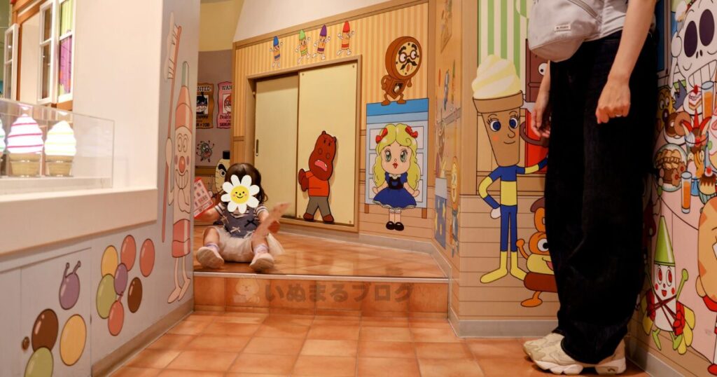 福岡アンパンマンこどもミュージアムのみんなのまちはお店屋ごっこが楽しめる