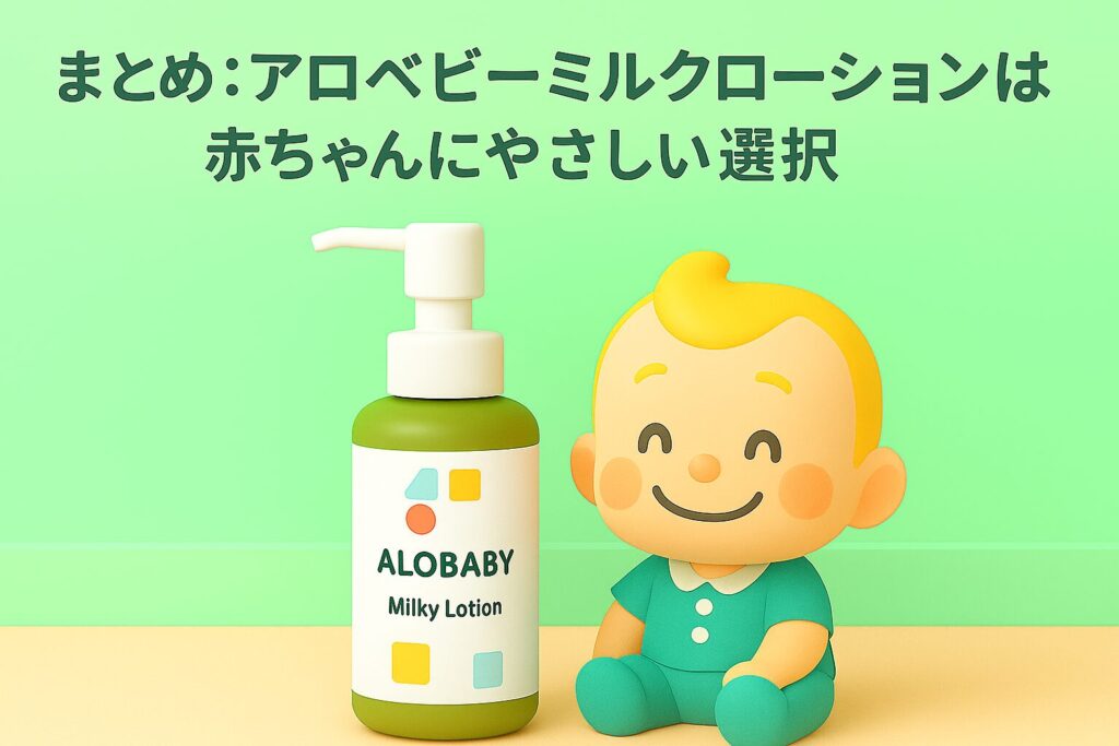まとめ:アロベビーミルクローションは赤ちゃんにやさしい選択